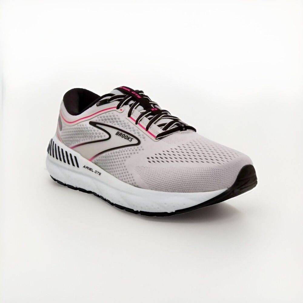 Brooks Ariel GTS 23 Women’s 7.5 D Wide Supportive Running Shoes Athletic Gray